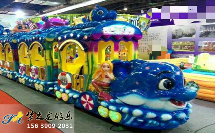 新款商場(chǎng)內(nèi)用兒童娛樂(lè)無(wú)軌電動(dòng)小火車(chē)